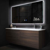 Espejo LED Rectangular | Botones táctiles | Función antivaho | Luz blanca neutra - Reyze Seria Motivated Model 3